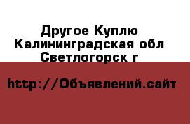 Другое Куплю. Калининградская обл.,Светлогорск г.